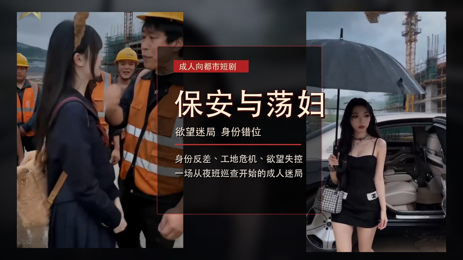 AI单元短剧保安与荡妇